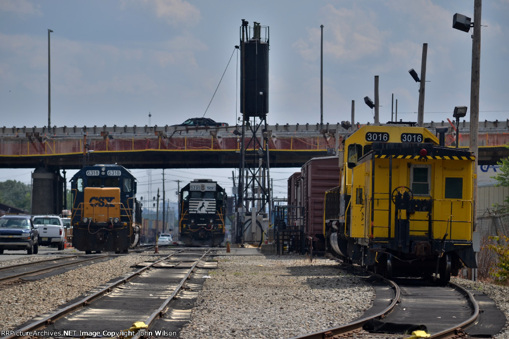 CSX 6318, NS 5291 &amp; NYSW 3016
